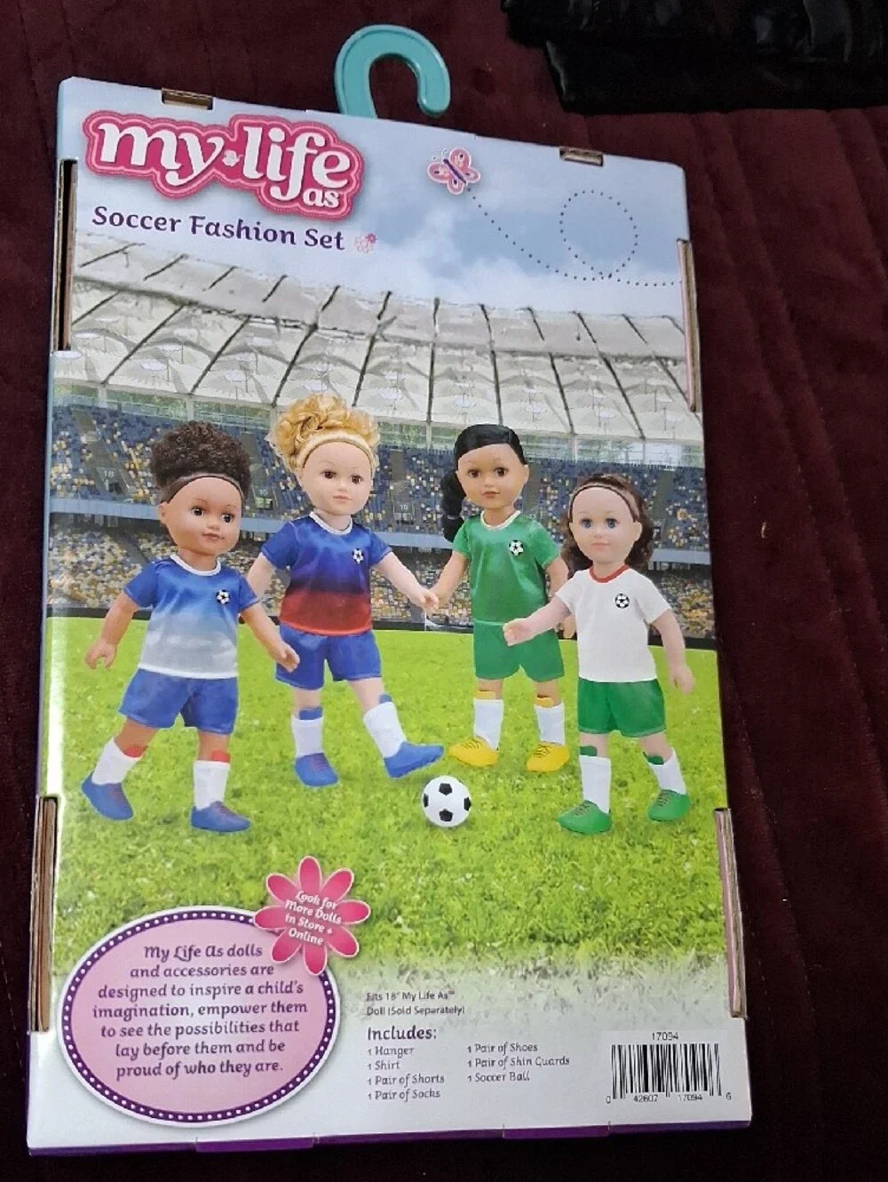 My Life As Kids Soccer Outfit - White & Green